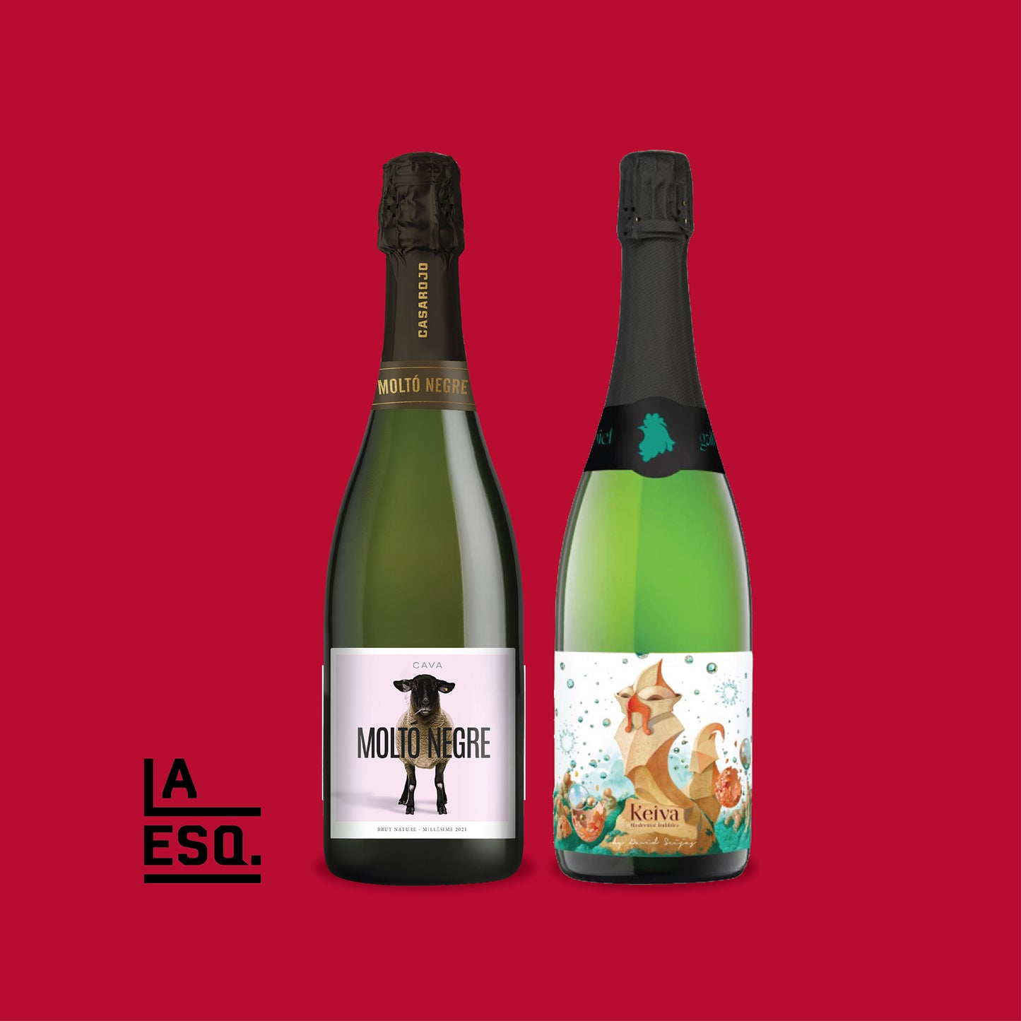 PACK CAVA , MOLTO NEGRE & KEIVA , ESP