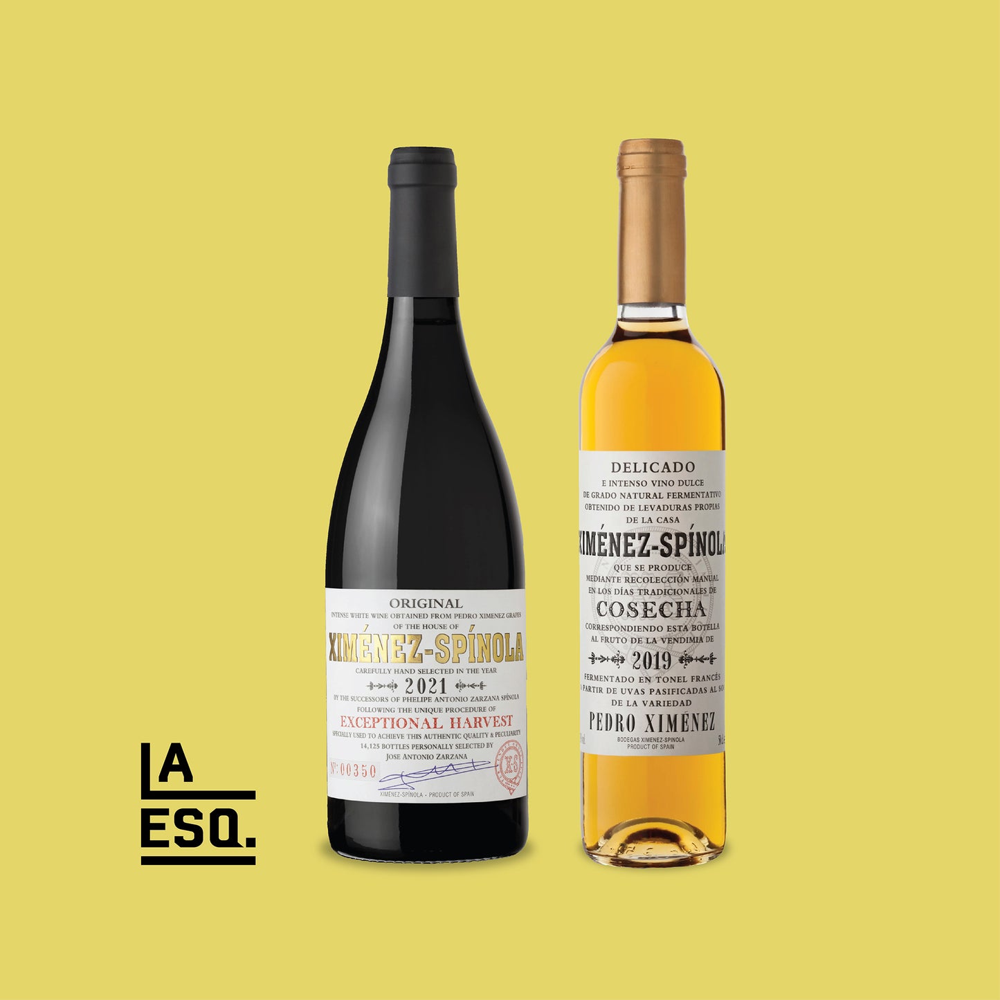 PACK XIMENEZ - SPINOLA , DOS DULCES JOYAS DE JEREZ , ESP