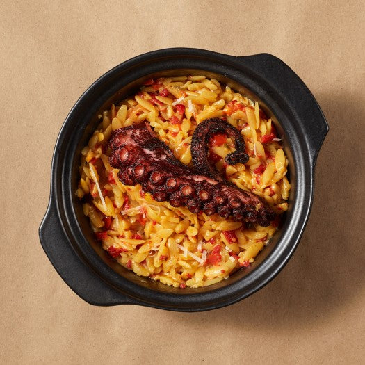 PULPO AL FALSO RISOTTO