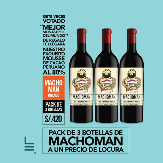 PACK 3 MACHOMAN & MOUSSE