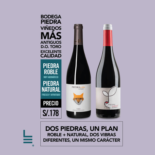 PACK DE PIEDRA ROBLE & PIEDRA NATURAL